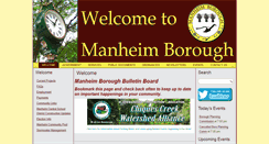 Desktop Screenshot of manheimboro.org